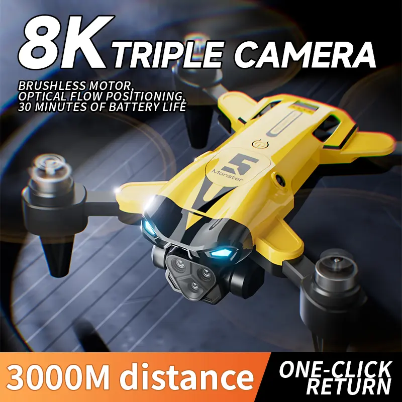Drone camera - 8k triple camera